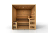 Golden Designs Osla Edition Indoor Traditional Sauna with Canadian Red Cedar Interior and Pacific Premium Clear Cedar Exterior (6-Person Capacity)