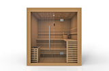 Golden Designs Osla Edition Indoor Traditional Sauna with Canadian Red Cedar Interior and Pacific Premium Clear Cedar Exterior (6-Person Capacity)