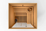 Golden Designs Osla Edition Indoor Traditional Sauna with Canadian Red Cedar Interior and Pacific Premium Clear Cedar Exterior (6-Person Capacity)