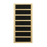 Golden Designs Full Spectrum PureTech™ Near Zero EMF Indoor Infrared Sauna with Himalayan Salt Bar in Canadian Hemlock (2-Person Capacity)