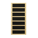 Golden Designs Full Spectrum PureTech™ Near Zero EMF Indoor Infrared Sauna with Himalayan Salt Bar in Canadian Hemlock (4-Person Capacity)