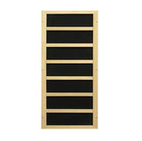 Golden Designs Full Spectrum PureTech™ Near Zero EMF Indoor Infrared Sauna with 3 Himalayan Salt Bars in Canadian Hemlock (3-Person Capacity)