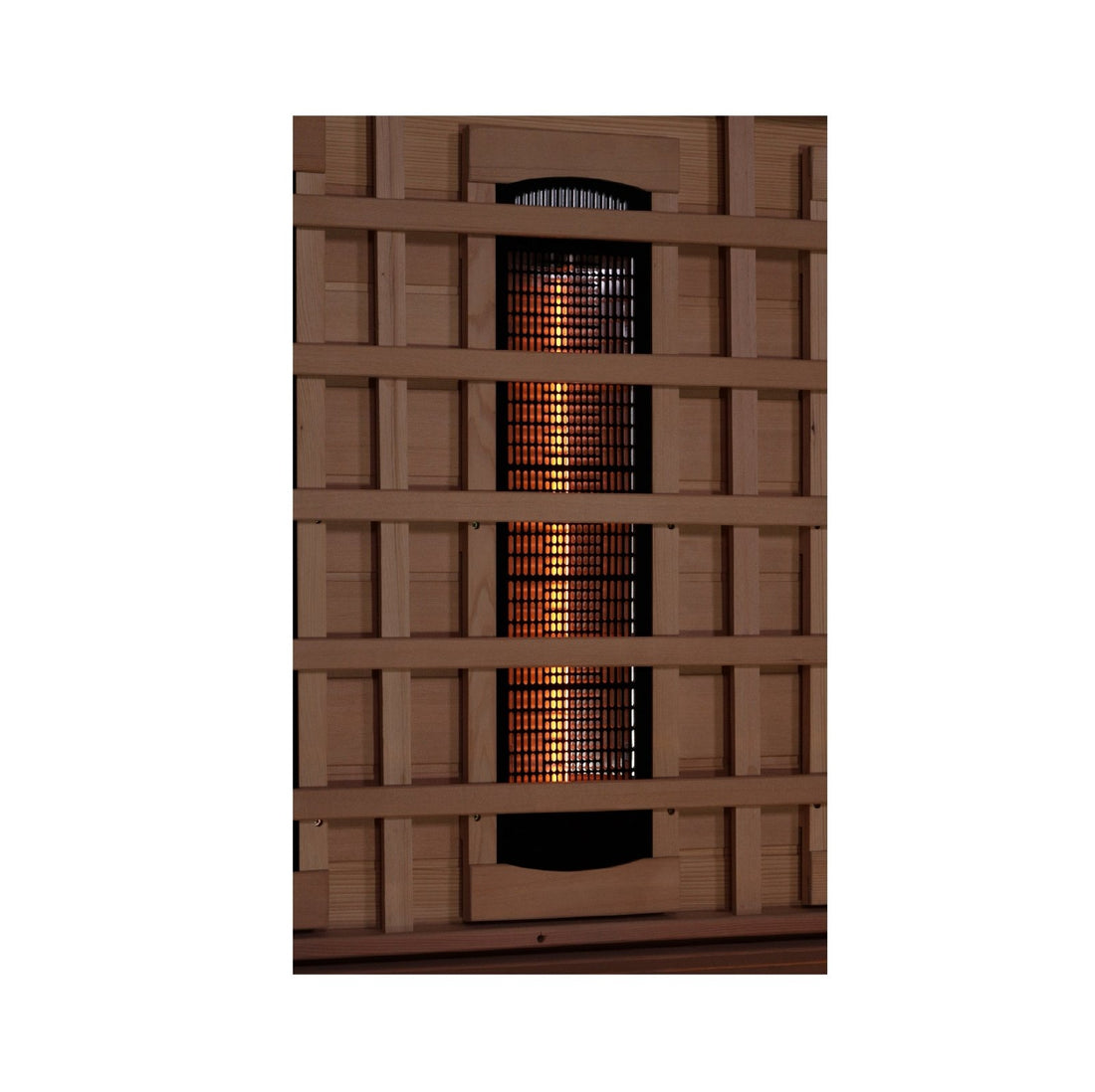 Golden Designs Full Spectrum PureTech™ Near Zero EMF Indoor Infrared Sauna with 3 Himalayan Salt Bars in Canadian Hemlock (3-Person Capacity)