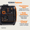 Generac Portable Inverter Generator, iQ3800| Dual Fuel | 49ST
