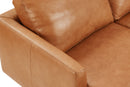 Valencia Grosseto Top Grain Leather Three Seats Sofa, Cognac