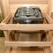 Harvia KIPB Wet Dry Electric Sauna Heater Stove With Built-In Controls & Sauna Stones (SAK47351)