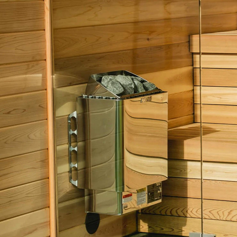Harvia KIP80W 8KW UL Certified Electric Sauna Heater With Xenio CX170 Digital WIFI Control & Sauna Stones [JH80W2401] (SAK14630)