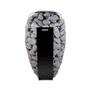 Harvia Spirit Wall Mount Black Electric Sauna Heater With Digital Control & Sauna Stones [SP60/80E] (SAK27496)