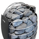 Harvia Spirit Wall Mount Black Electric Sauna Heater With Digital Control & Sauna Stones [SP60/80E] (SAK27496)