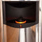 Harvia The Wall Stainless Steel Built-In Wall Mount Sauna Heater With Illuminated Controls & Sauna Stones [SW60/80] (SAK21467)