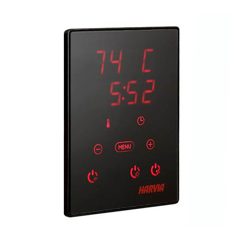 Harvia Virta Pro HL Series Heavy Duty Electric Sauna Heater With Xenio CX45 Control Panel, Power Extension Unit & Sauna Stones [HL160/200E] (SAK49218)