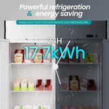 Heavy-Duty 54" 2-Door Stainless Steel Commercial Freezer With OmniSmart Temperature Control (SAK91765)