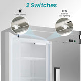 Heavy-Duty 54" 2-Door Stainless Steel Commercial Freezer With OmniSmart Temperature Control (SAK91765)