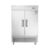 Heavy-Duty 54" Stainless Steel 2-Door Reach-In Upright Commercial Freezer (SAK66598)