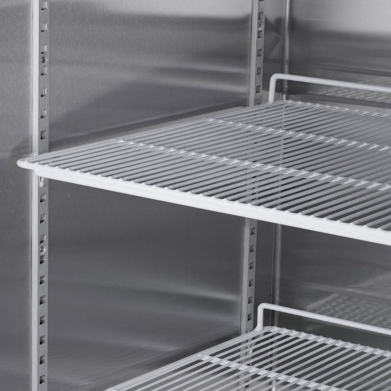 Heavy Duty 54" Stainless Steel 2-Door Reach-In Upright Commercial Freezer (SAK66598)