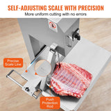 Heavy-Duty Commercial 2200W Electric Meat Bone Saw Cutting Band Machine With 6 Saw Blades (SAK91753)