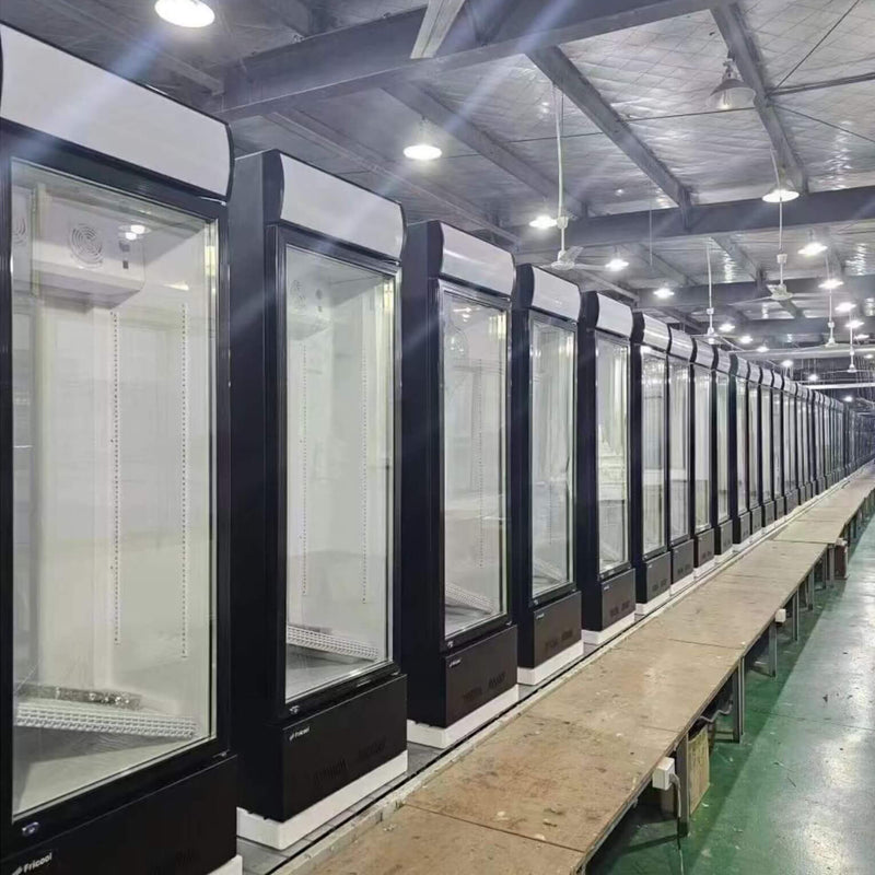 Heavy Duty Commercial Single Glass Door Refrigerator With LED Lights, 23" (SAK43533)