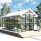 [08x16FT] Heavy Duty Outdoor Walk-In Polycarbonate Patio Greenhouse With Double Swing Doors, 6MM (SAK26153)