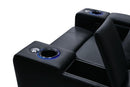 Valencia Piacenza Single Leather Home Theater Seating, Black
