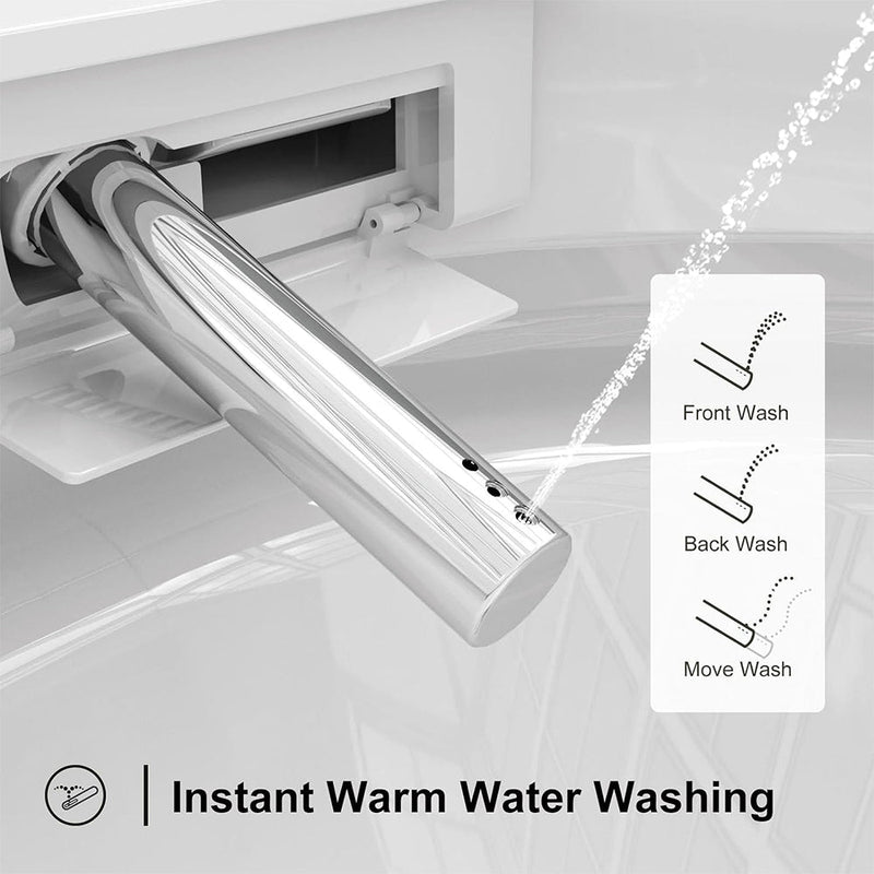 HRW Premium Smart Heated Tankless Bidet Toilet With Dual Flush System (SAK42513)