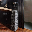 Huum Cliff Slim Electric Stainless Steel Sauna Heater With Digital Controller & Sauna Stones (SAK48752)
