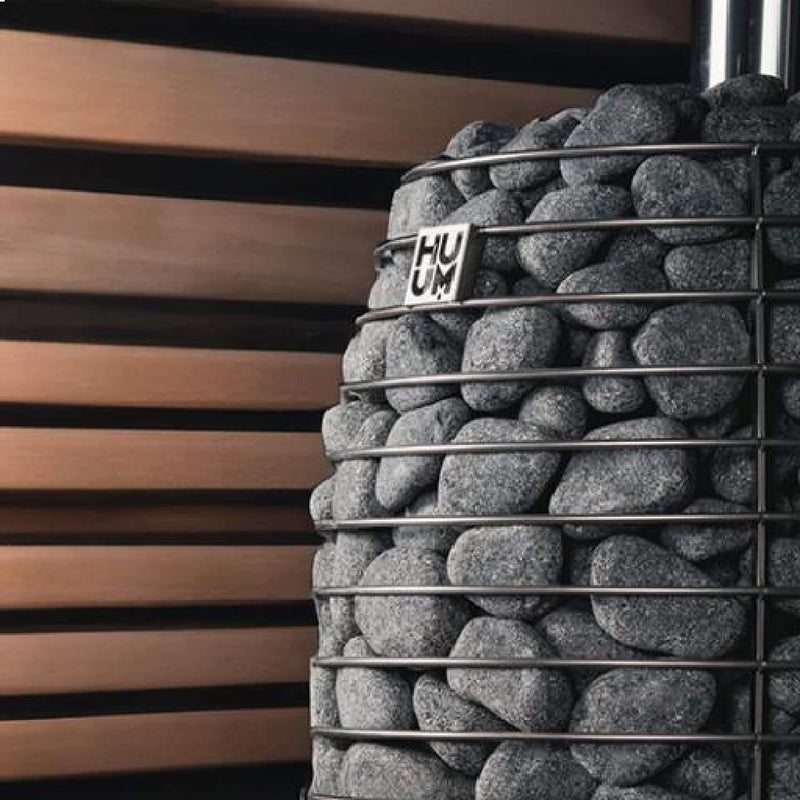 Huum Hive Flow Mini 8.5KW Wood-Burning Sauna Stove With Ash Drawer & Sauna Stones [H1017012] (SAK17895)
