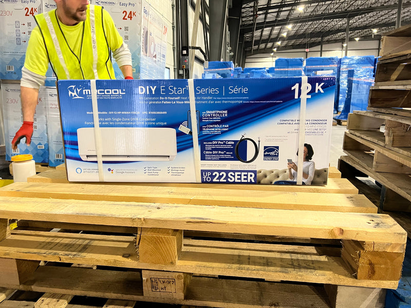 MRCOOL DIY 12K 12,000 BTU 22 SEER 4th Gen Ductless Mini Split Air Conditioner and Heat Pump - 115V