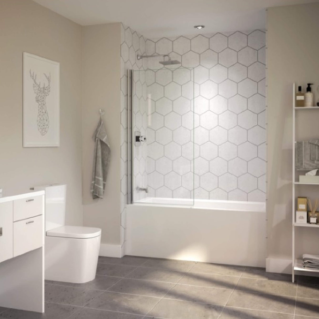 Jacuzzi Linea 60-Inch Acrylic Whirlpool Bathtub With Air And Water Therapy System [JLNS6032WLR2XXWW] (SAK53620)