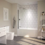 Jacuzzi Linea 60-Inch Acrylic Whirlpool Bathtub With Air And Water Therapy System [JLNS6032WLR2XXWW] (SAK53620)