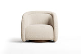 Violet Fabric Swivel Chair