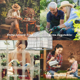 [10X12FT] Large Heavy-Duty Outdoor Walk-In Polycarbonate Aluminum Frame Greenhouse With Adjustable Vents & Sliding Doors (SAK93648)