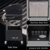 Large Outdoor BBQ Stainless Steel Propane Gas Grill With 4 Burners, 42K BTU (93564712)