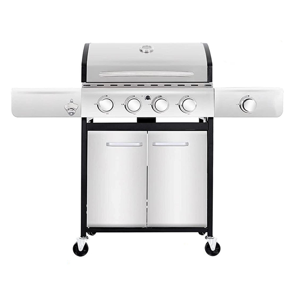 Large Outdoor BBQ Stainless Steel Propane Gas Grill With 4 Burners, 42K BTU (93564712)