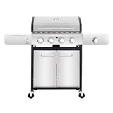 Large Outdoor BBQ Stainless Steel Propane Gas Grill With 4 Burners, 42K BTU (93564712)