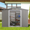 [08X06FT] Premium Outdoor Steel Tool Storage Garden Backyard Shed (SAK74185)