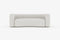 Valencia Letizia Curved Boucle Sofa, Winter White