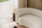 Valencia Letizia Curved Boucle Sofa, Winter White