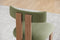 Valencia Carlo Natural Oak Wood Green Mohair Dining Chair, Green (Set of 2)