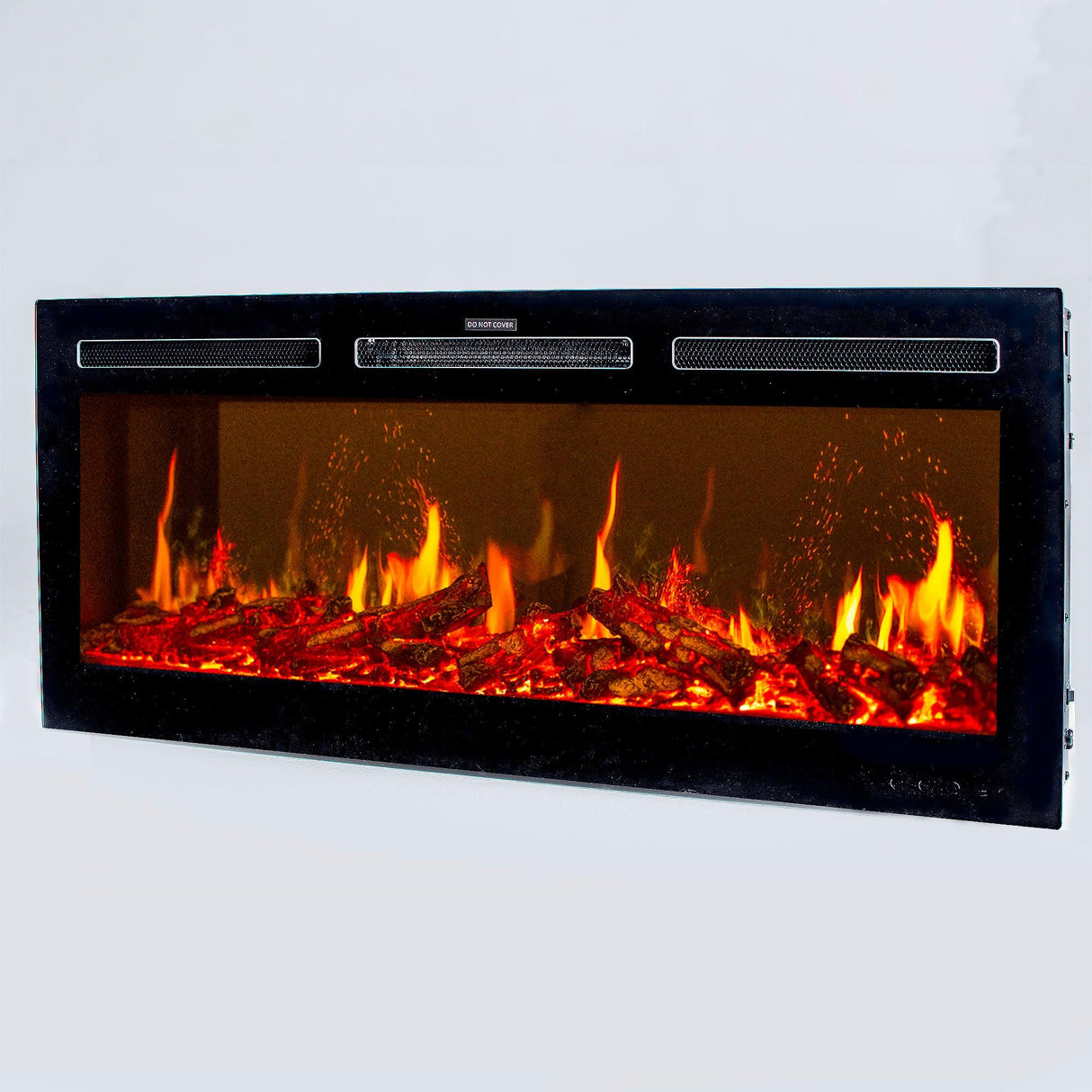 Litedeer Homes Aimée 40-Inch Smart Electric Fireplace with App Crackling Sounds 5 Unique Flame (Model: ZEF40L)
