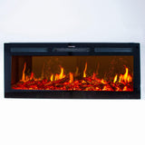Litedeer Homes Aimée 40-Inch Smart Electric Fireplace with App Crackling Sounds 5 Unique Flame (Model: ZEF40L)