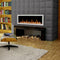 Litedeer Homes Gloria II 48" Smart Electric Fireplace with App Control and Diamond-like Crystal Media - ZEF48XCW, White
