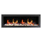 2025 New Litedeer Homes Gloria II 58" Smart Electric Fireplace with App Driftwood Log & River Rock - ZEF58VS, Silver