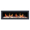 2025 New Litedeer Homes Gloria II 58" Smart Electric Fireplace with App Driftwood Log & River Rock - ZEF58VS, Silver