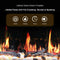 2025 NewLitedeer Homes Latitude 45" Ultra-Slim Smart Electric Fireplace – Multi-Flame LED, Driftwood Logs & River Rocks, WiFi/App-Control, Flush/Recessed/Wall-Mounted (Model: ZEF45X)