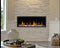 2025 NewLitedeer Homes Latitude 45" Ultra-Slim Smart Electric Fireplace – Multi-Flame LED, Driftwood Logs & River Rocks, WiFi/App-Control, Flush/Recessed/Wall-Mounted (Model: ZEF45X)