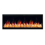 2025 New Litedeer Homes Latitude 55 inch Built-in Smart Electric Fireplace with Crackling Sounds, Diamond-like Crystal - ZEF55VC