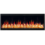 2025 New Litedeer Homes Latitude 55 inch Built-in Smart Electric Fireplace with Crackling Sounds, Diamond-like Crystal - ZEF55VC