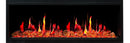 2025 New Litedeer Homes Latitude 55" Smart Electric Fireplace with Reflective Amber Glass - ZEF55VA