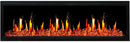 2025 New Litedeer Homes Latitude 65" Smart Built-in Electric Fireplace with Reflective Amber Glass - ZEF65XA