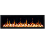 2025 New Litedeer Homes Latitude 65 inch Ultra-Slim Smart Electric Fireplace with Crackling Sounds, Diamond-like Crystal - ZEF65XC